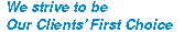 client's first choice